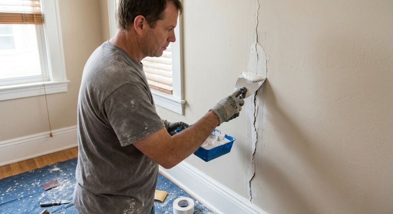 Bedroom Wall Repair in Conroe, TX