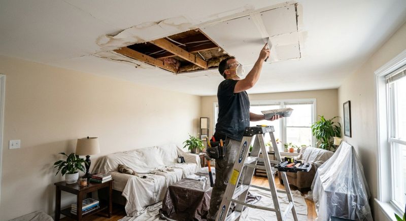 Ceiling Drywall Repair in Conroe, TX