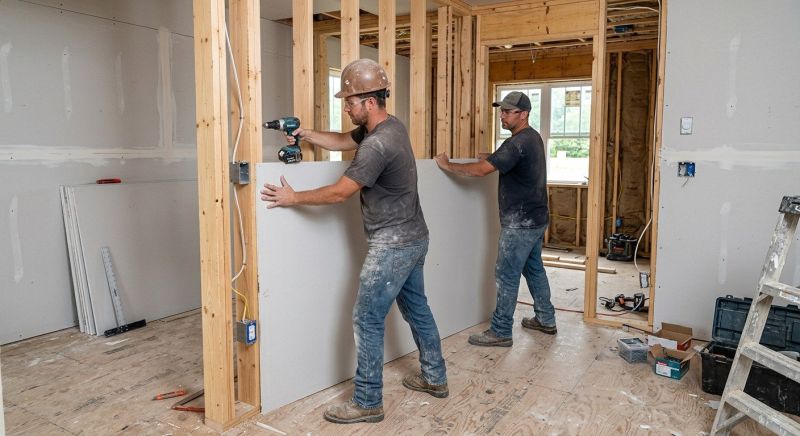 Drywall Replacement in Overland Park, KS