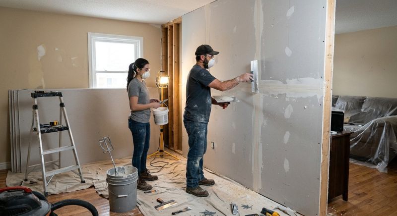 House Drywall Installation in Kansas City, MO