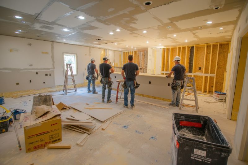 Kitchen Drywall Installation in Conroe, TX